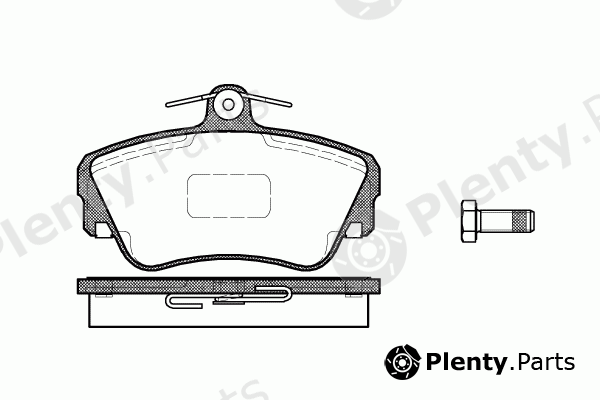  ROADHOUSE part 2309.10 (230910) Brake Pad Set, disc brake