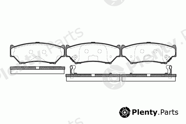  ROADHOUSE part 2389.12 (238912) Brake Pad Set, disc brake