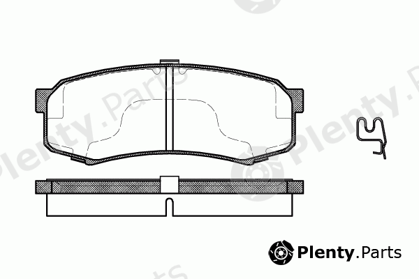  ROADHOUSE part 2413.04 (241304) Brake Pad Set, disc brake