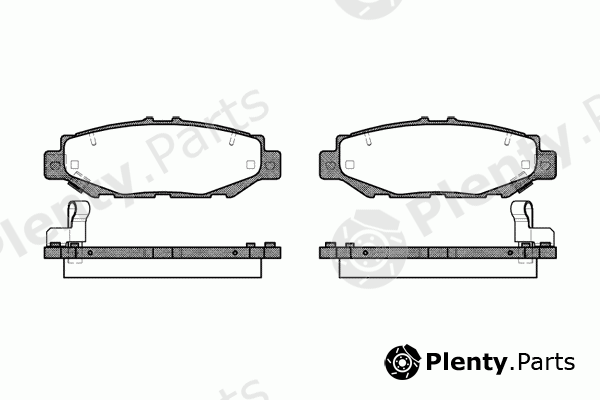  ROADHOUSE part 2424.04 (242404) Brake Pad Set, disc brake