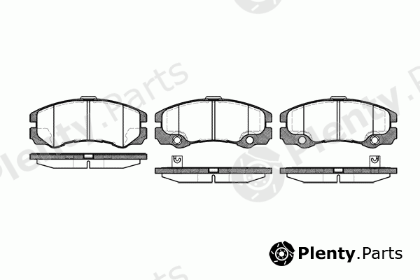  ROADHOUSE part 2425.32 (242532) Brake Pad Set, disc brake