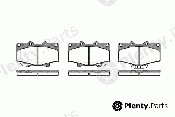  ROADHOUSE part 2429.14 (242914) Brake Pad Set, disc brake