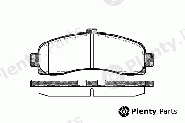  ROADHOUSE part 2431.10 (243110) Brake Pad Set, disc brake