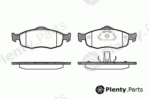  ROADHOUSE part 2432.00 (243200) Brake Pad Set, disc brake