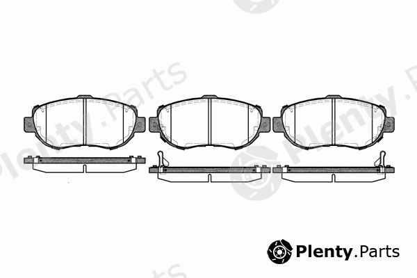  ROADHOUSE part 2456.02 (245602) Brake Pad Set, disc brake