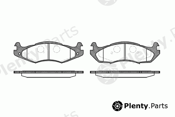  ROADHOUSE part 2463.00 (246300) Brake Pad Set, disc brake