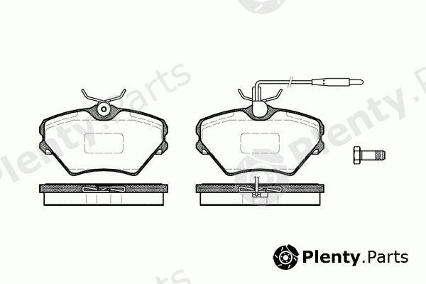 ROADHOUSE part 2485.02 (248502) Brake Pad Set, disc brake