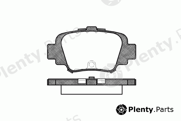  ROADHOUSE part 2499.00 (249900) Brake Pad Set, disc brake