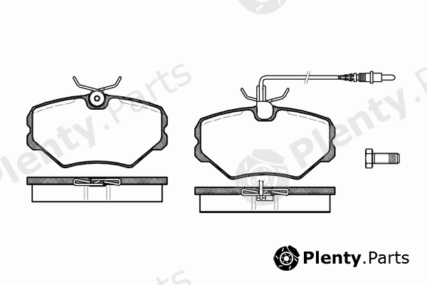  ROADHOUSE part 2500.02 (250002) Brake Pad Set, disc brake