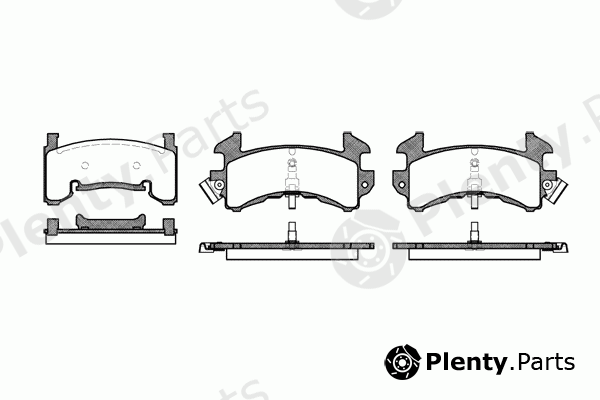  ROADHOUSE part 2515.00 (251500) Brake Pad Set, disc brake