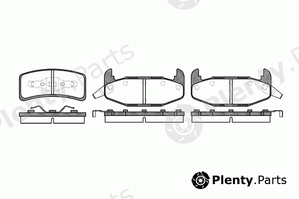  ROADHOUSE part 2532.02 (253202) Brake Pad Set, disc brake
