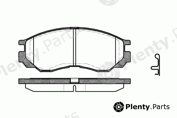  ROADHOUSE part 2583.00 (258300) Brake Pad Set, disc brake