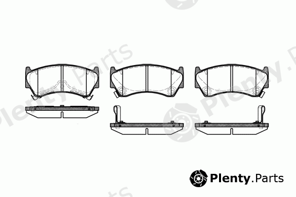  ROADHOUSE part 2592.12 (259212) Brake Pad Set, disc brake