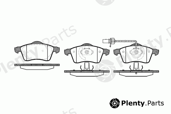  ROADHOUSE part 2618.01 (261801) Brake Pad Set, disc brake