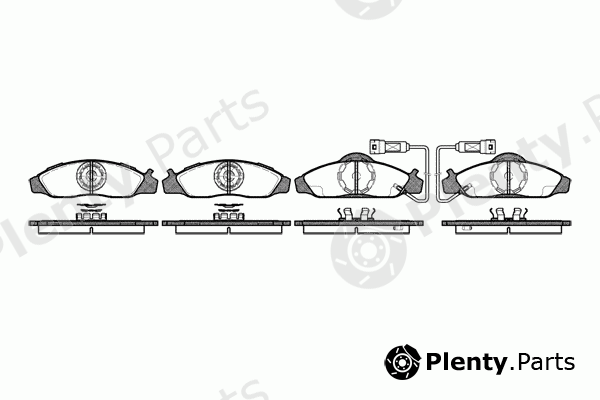  ROADHOUSE part 2624.02 (262402) Brake Pad Set, disc brake
