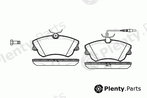  ROADHOUSE part 2638.02 (263802) Brake Pad Set, disc brake