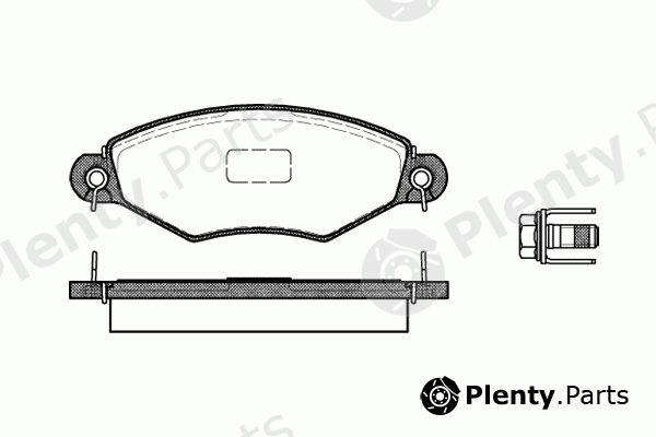  ROADHOUSE part 2643.10 (264310) Brake Pad Set, disc brake