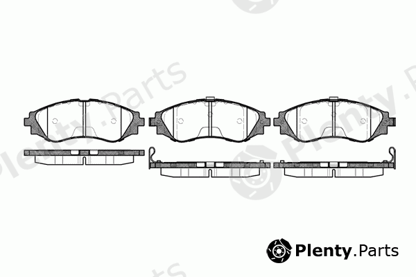  ROADHOUSE part 2645.12 (264512) Brake Pad Set, disc brake