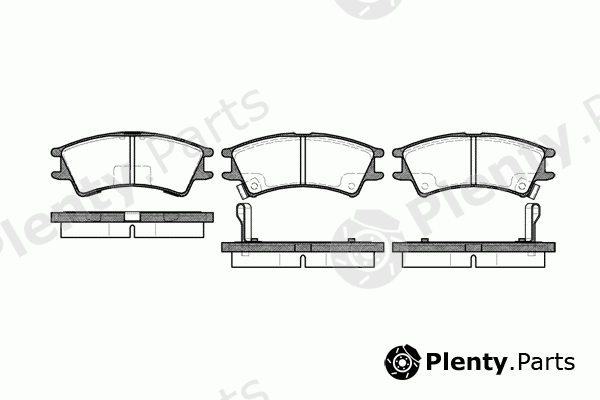  ROADHOUSE part 2675.02 (267502) Brake Pad Set, disc brake