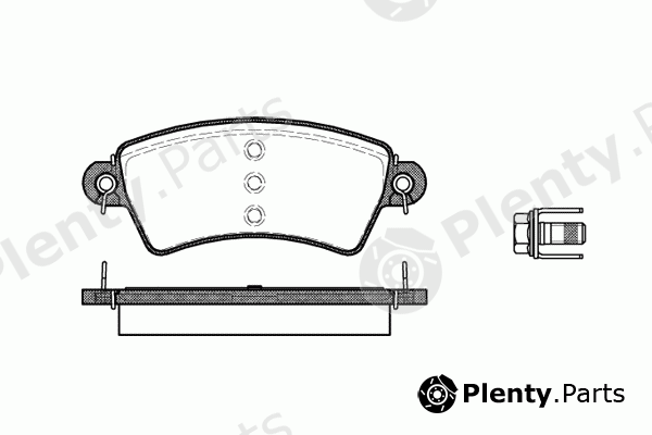  ROADHOUSE part 2726.00 (272600) Brake Pad Set, disc brake