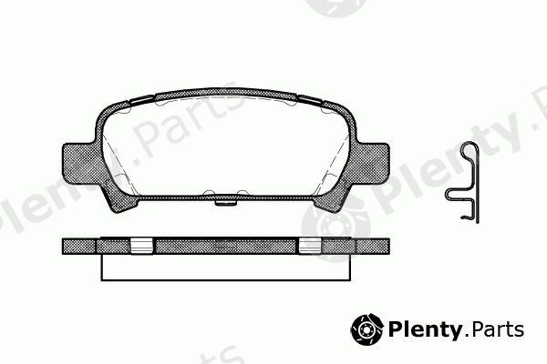  ROADHOUSE part 2729.02 (272902) Brake Pad Set, disc brake