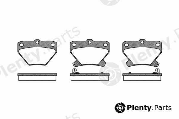  ROADHOUSE part 2741.02 (274102) Brake Pad Set, disc brake