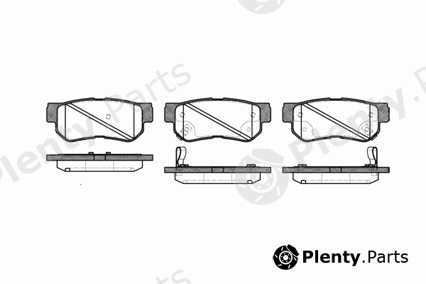  ROADHOUSE part 2746.32 (274632) Brake Pad Set, disc brake