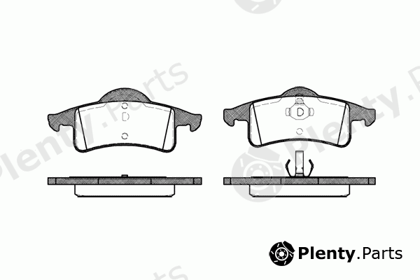  ROADHOUSE part 2758.00 (275800) Brake Pad Set, disc brake