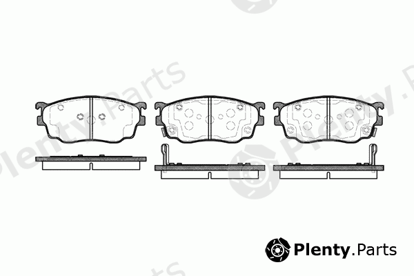  ROADHOUSE part 2800.02 (280002) Brake Pad Set, disc brake