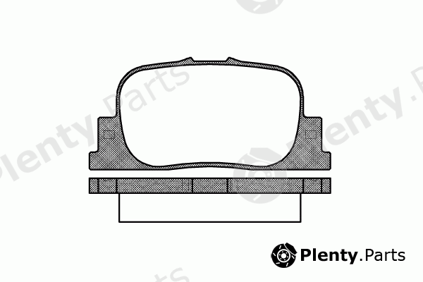  ROADHOUSE part 2801.00 (280100) Brake Pad Set, disc brake