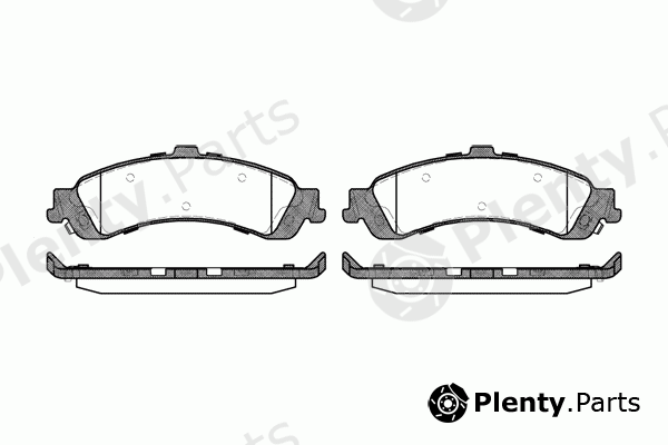  ROADHOUSE part 2809.02 (280902) Brake Pad Set, disc brake