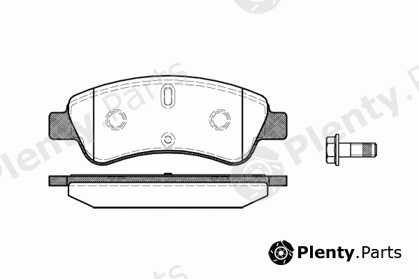  ROADHOUSE part 2840.10 (284010) Brake Pad Set, disc brake