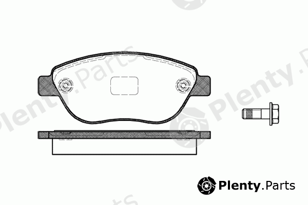  ROADHOUSE part 2859.10 (285910) Brake Pad Set, disc brake