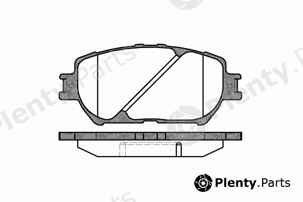  ROADHOUSE part 2884.00 (288400) Brake Pad Set, disc brake