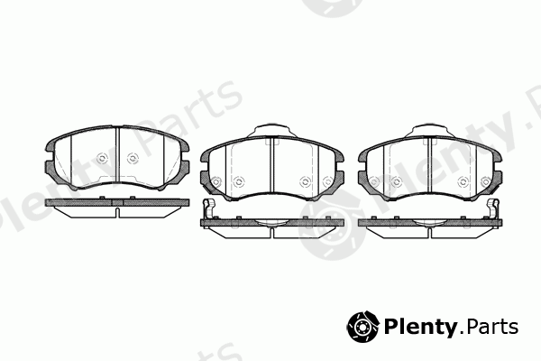  ROADHOUSE part 2953.02 (295302) Brake Pad Set, disc brake