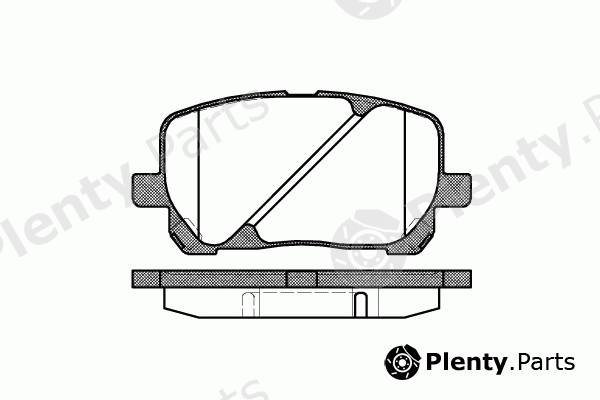  ROADHOUSE part 2954.00 (295400) Brake Pad Set, disc brake