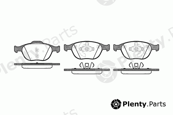  ROADHOUSE part 2984.00 (298400) Brake Pad Set, disc brake