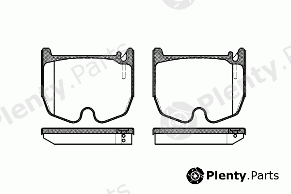  ROADHOUSE part 2992.00 (299200) Brake Pad Set, disc brake