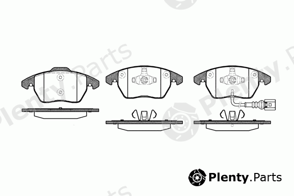  ROADHOUSE part 21030.01 (2103001) Brake Pad Set, disc brake