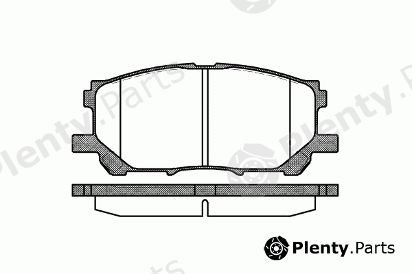  ROADHOUSE part 21039.00 (2103900) Brake Pad Set, disc brake