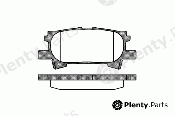  ROADHOUSE part 21040.00 (2104000) Brake Pad Set, disc brake