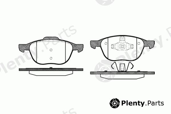  ROADHOUSE part 21082.00 (2108200) Brake Pad Set, disc brake