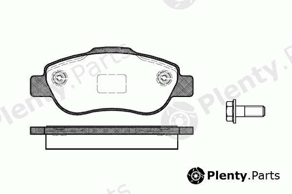  ROADHOUSE part 21100.00 (2110000) Brake Pad Set, disc brake