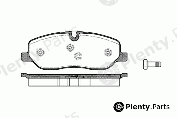  ROADHOUSE part 21158.00 (2115800) Brake Pad Set, disc brake