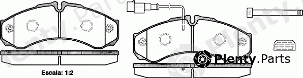  ROADHOUSE part 2651.32 (265132) Brake Pad Set, disc brake