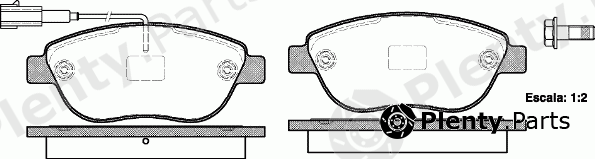  ROADHOUSE part 2859.11 (285911) Brake Pad Set, disc brake