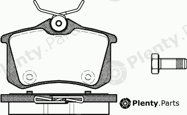  ROADHOUSE part 2263.14 (226314) Brake Pad Set, disc brake