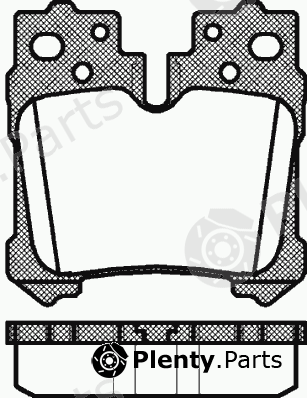  ROADHOUSE part 21321.00 (2132100) Brake Pad Set, disc brake