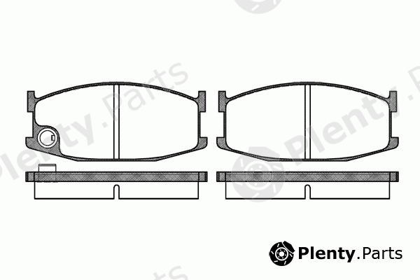  REMSA part 0108.10 (010810) Brake Pad Set, disc brake