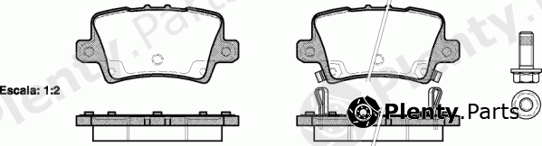  REMSA part 1206.02 (120602) Brake Pad Set, disc brake